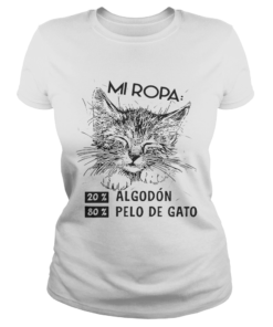 Mi Ropa 20 Algodon 80 Pelo De Gato Shirt Classic Ladies