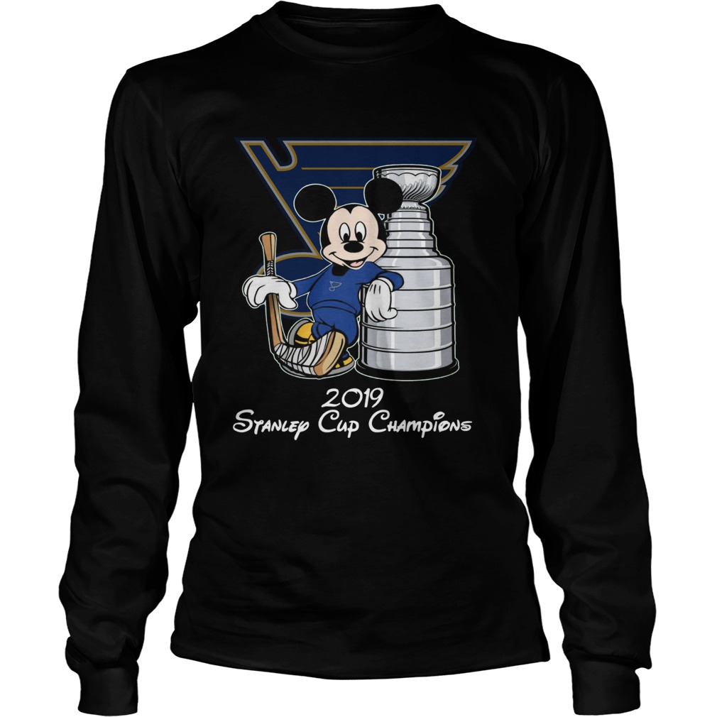 Mickey 2019 Stanley Cup Champions LongSleeve