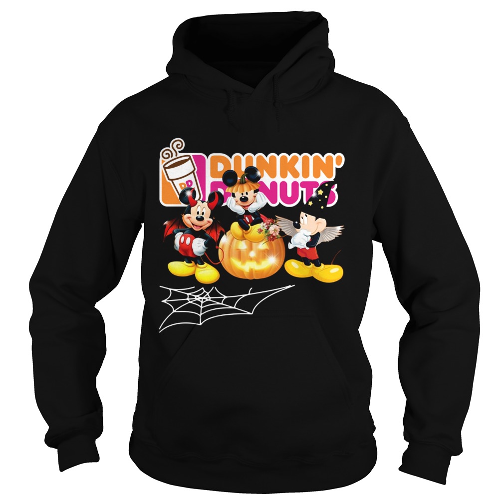 Mickey Mouse Dunkin Donuts Halloween Hoodie