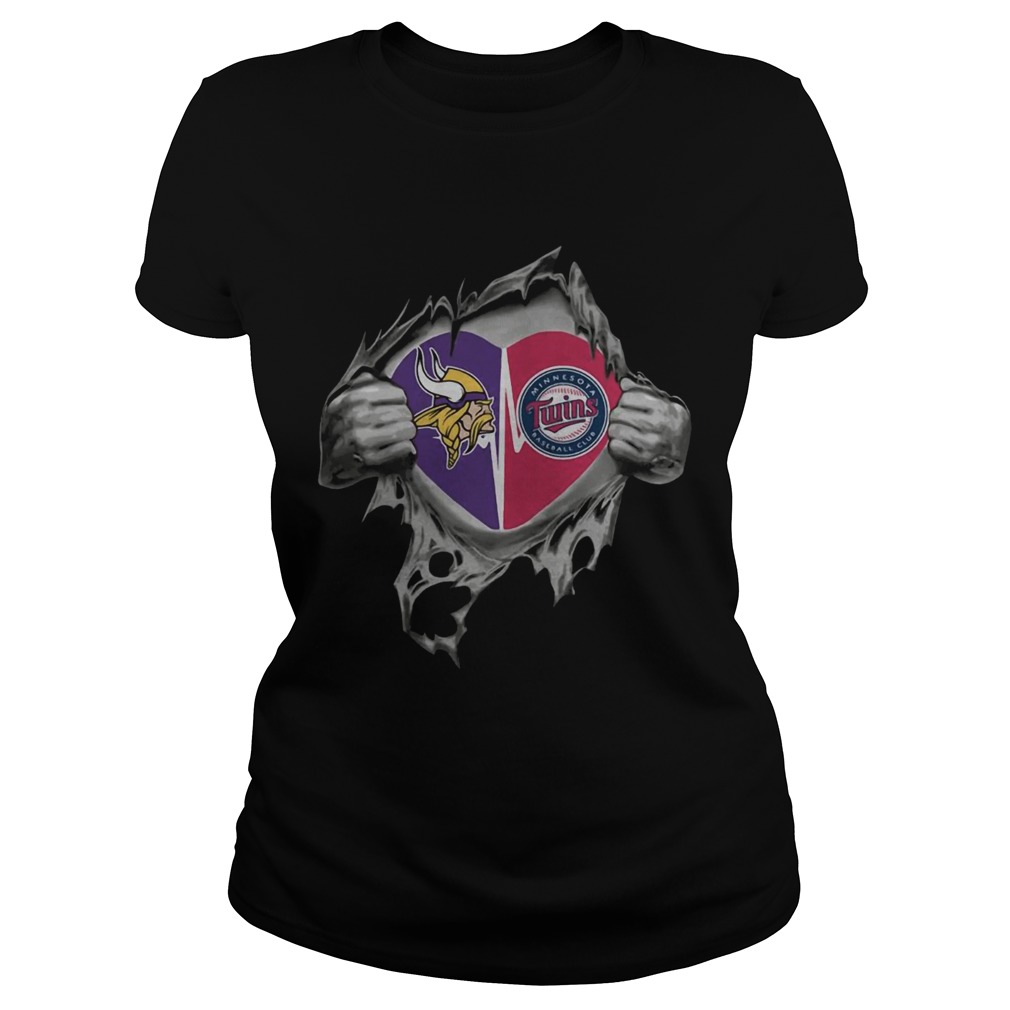 Minnesota Vikings and Minnesota Twins inside me Classic Ladies