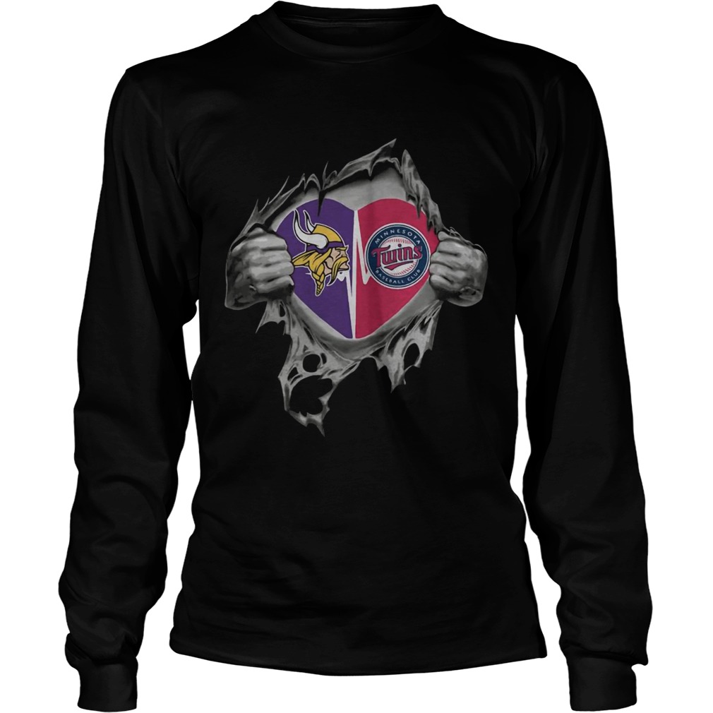 Minnesota Vikings and Minnesota Twins inside me LongSleeve