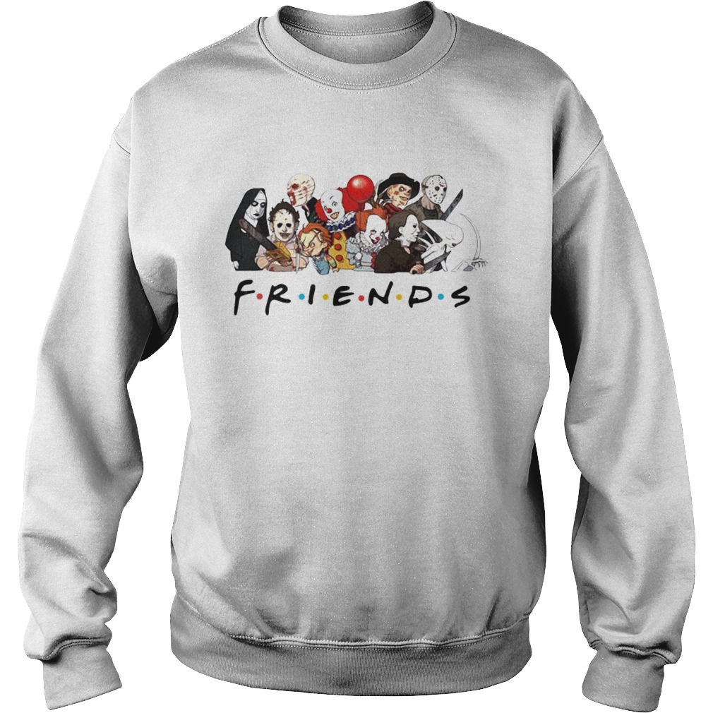 My favorite horror movie characters friends tv show Sweatshirt