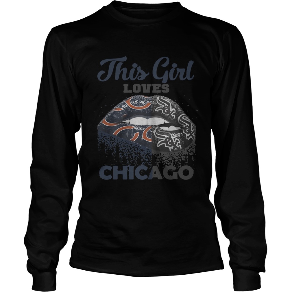 Official Lip this girl loves Chicago LongSleeve