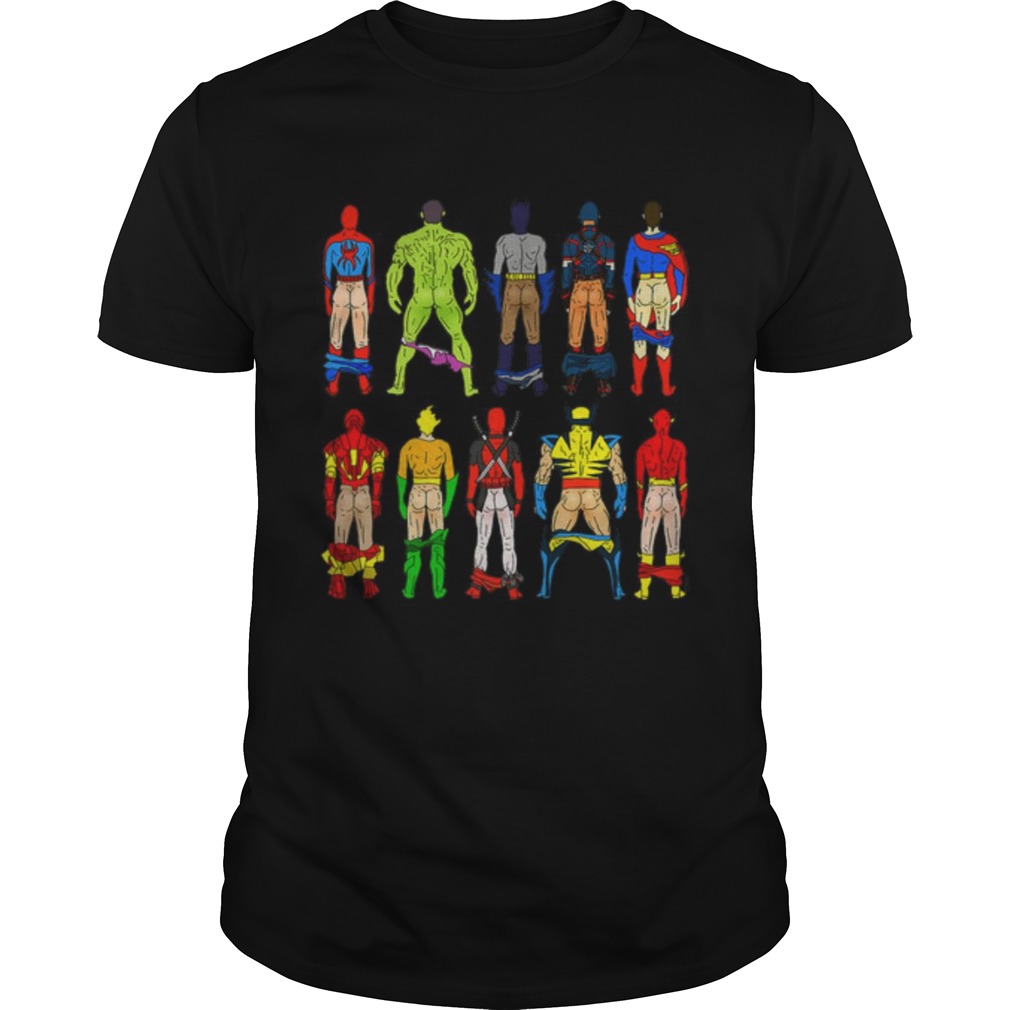 Original Superhero DC And Marvel Show Ass Unisex