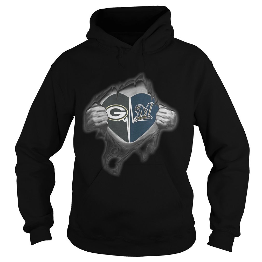 Packers Brewers Its in my heart inside me Hoodie