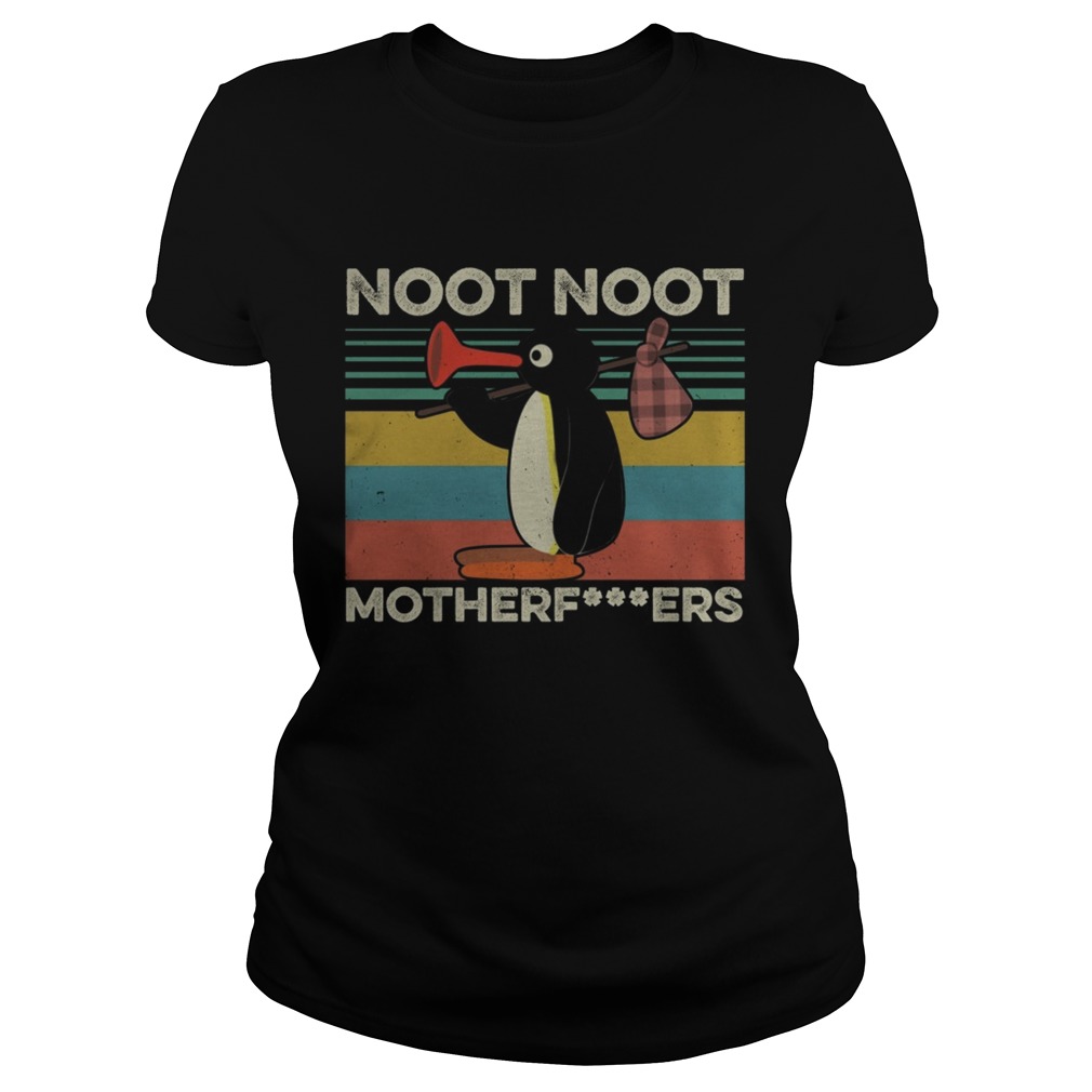 Pingu Noot noot motherfuckers vintage Classic Ladies