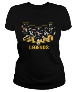Pittsburgh Steelers team legends signatures  Classic Ladies