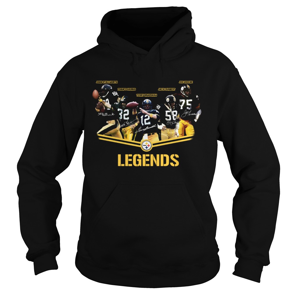 Pittsburgh Steelers team legends signatures Hoodie