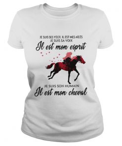 Premium Je Suis Ses Yeux Il Est Mes Ailes Je Suis Sa Je Est Mon Cheval  Classic Ladies