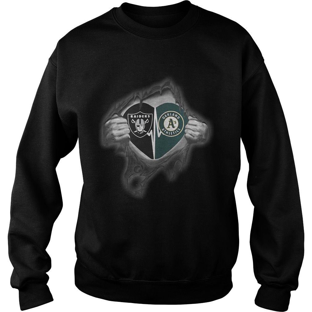 Raiders Athletics Its in my heart inside me Sweatshirt