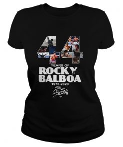 Rocky Balboa 44 Years Anniversary Fan Gift TShirt Classic Ladies