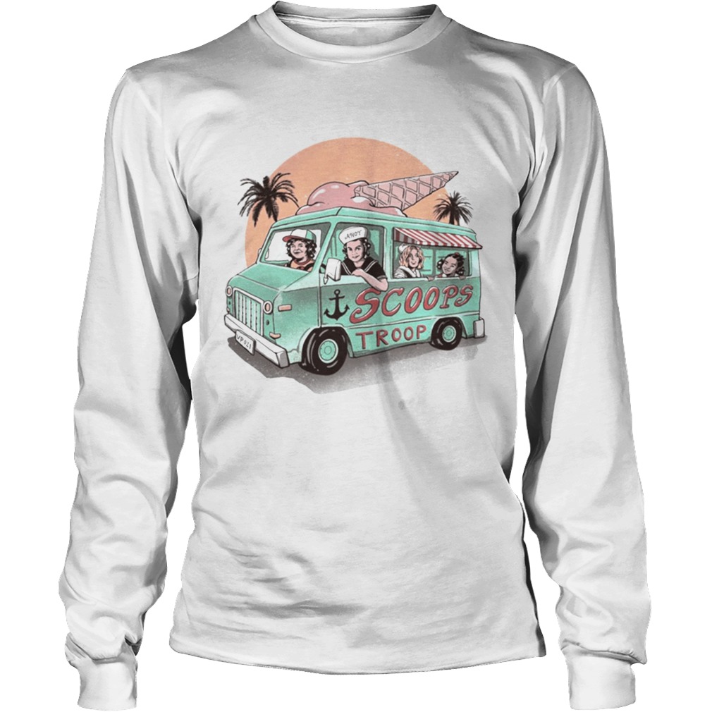 Scoops troop ice cream truck mens t LongSleeve