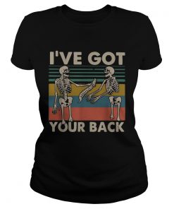 Skeleton Ive got your back vintage  Classic Ladies