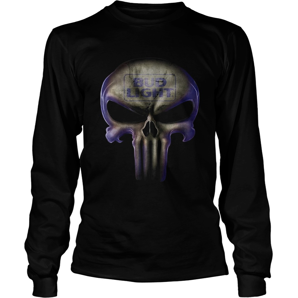 Skull Bud Light LongSleeve