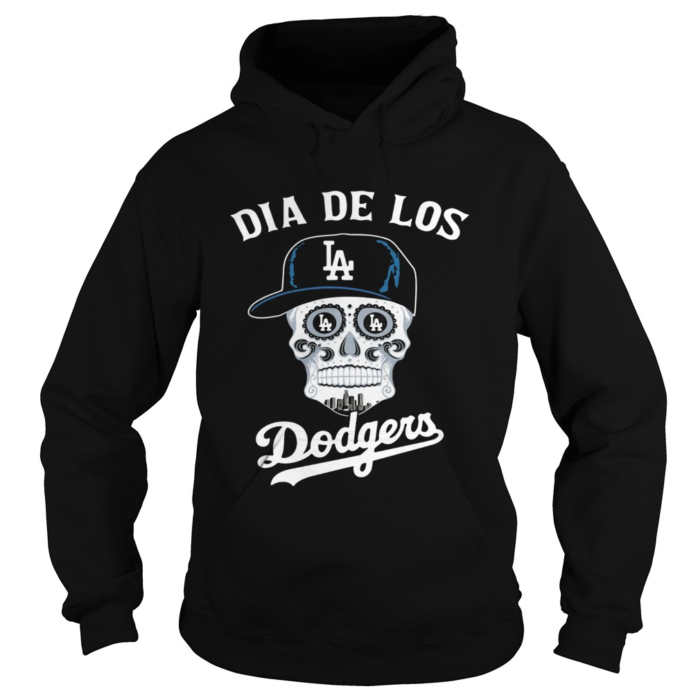 Skull dia de Los Angeles Dodgers Hoodie