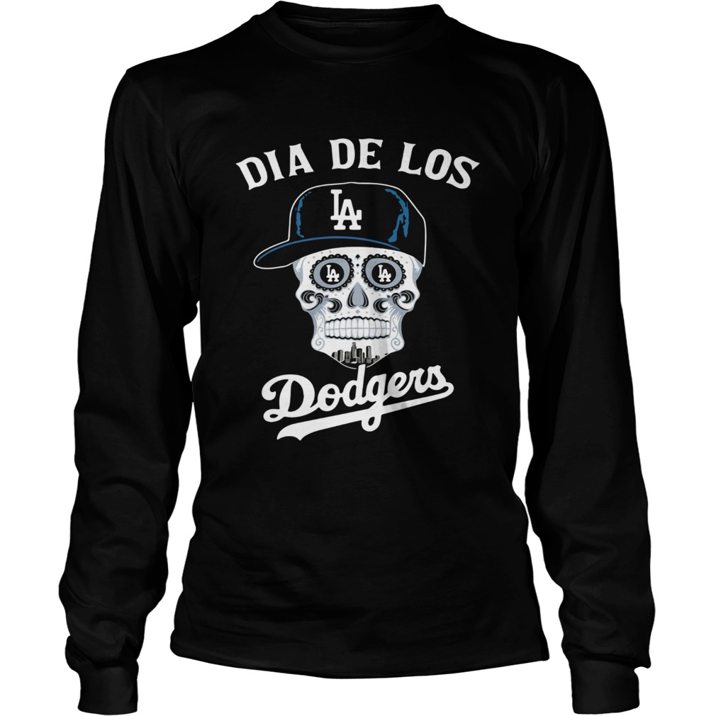 Skull dia de Los Angeles Dodgers LongSleeve