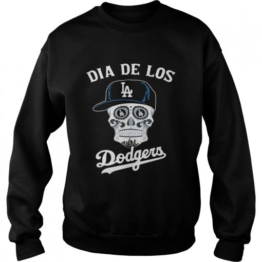 Skull dia de Los Angeles Dodgers  Sweatshirt