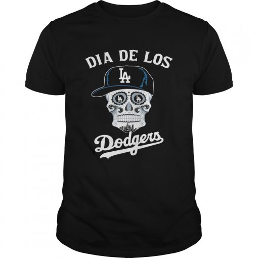 Skull dia de Los Angeles Dodgers  Unisex