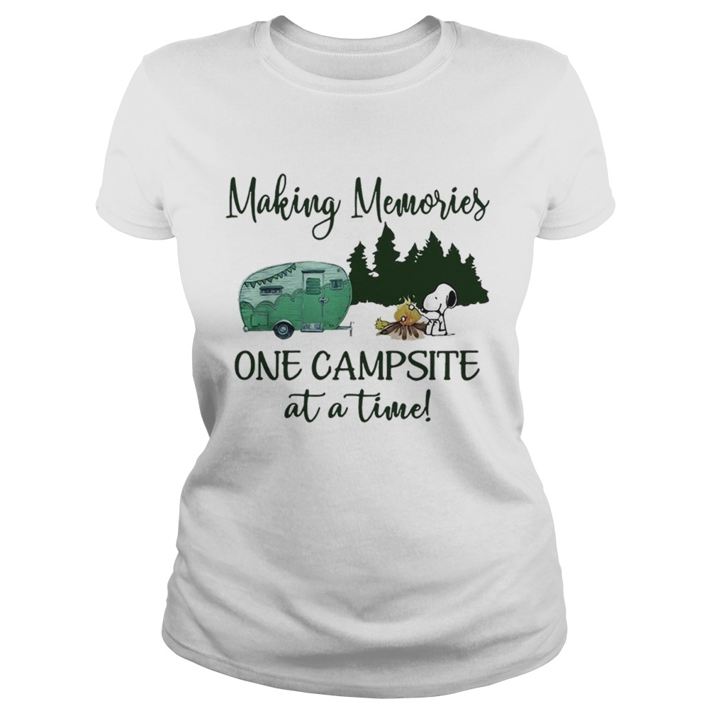 Snoopy and Woodstock making memories one campsite at a time Classic Ladies