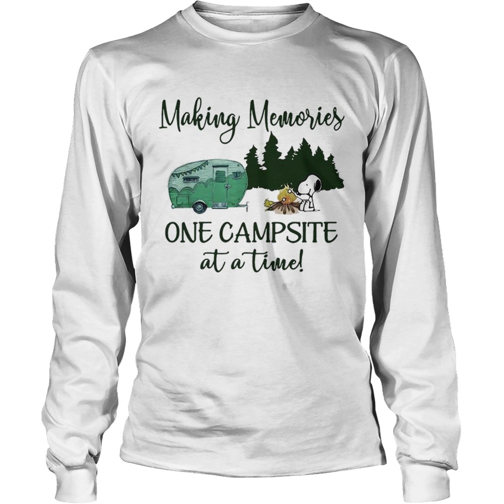 Snoopy and Woodstock making memories one campsite at a time LongSleeve