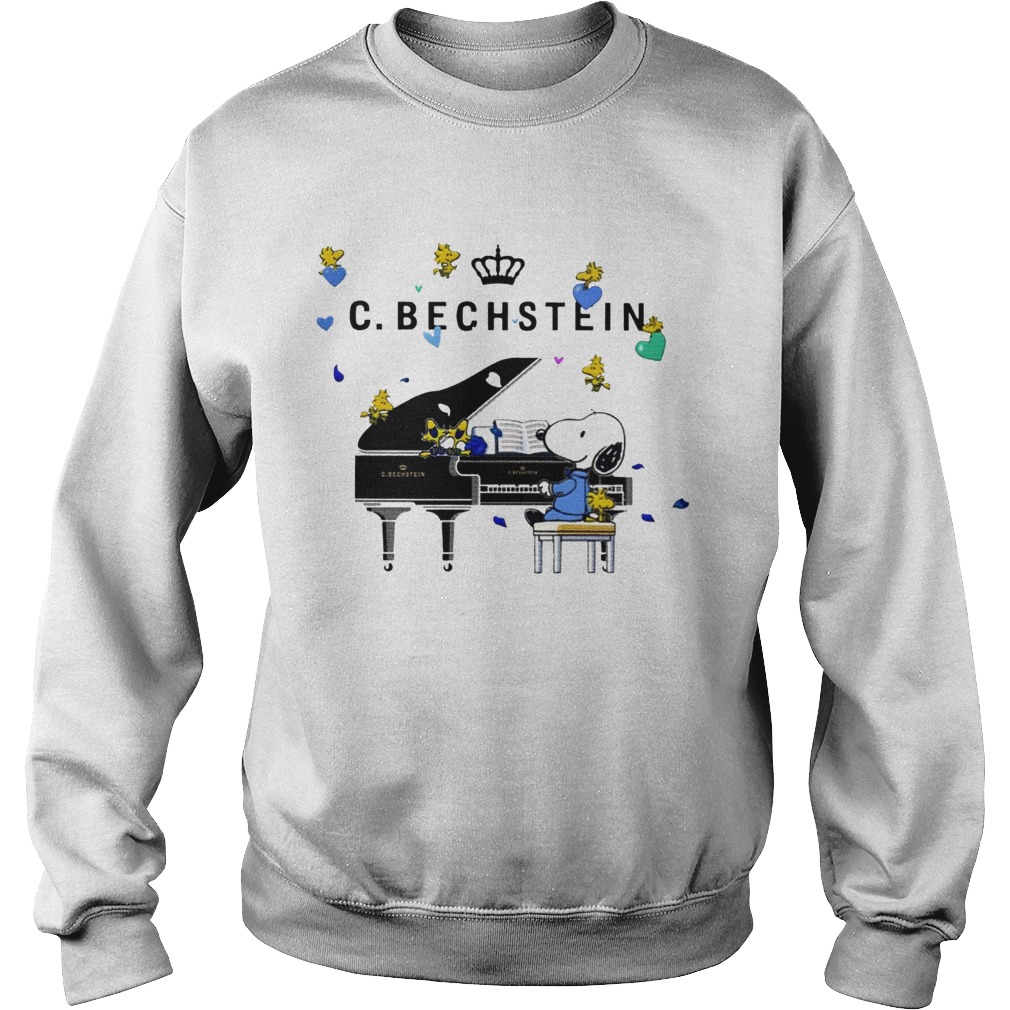 Snoopy playing C Bechstein piano Sweatshirt