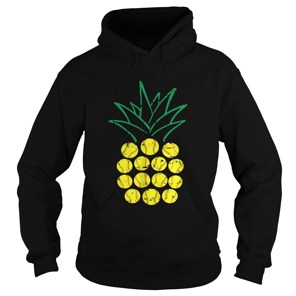 Softball Pineapple TShirt Hoodie