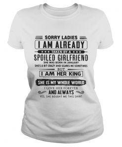 Sorry ladies I am already taken by a spoiled girlfriend she was born Classic Ladies