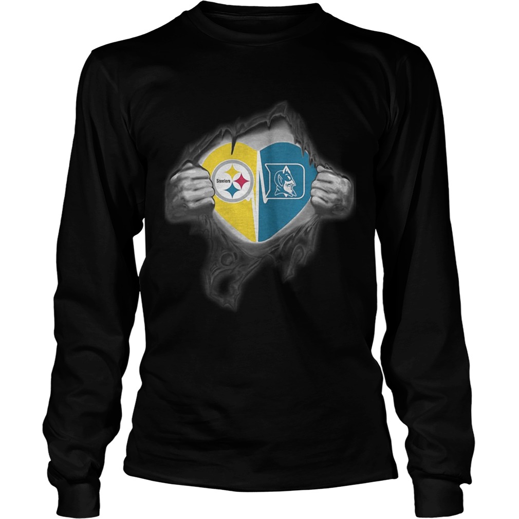 Steelers Duke Its in my heart inside me LongSleeve