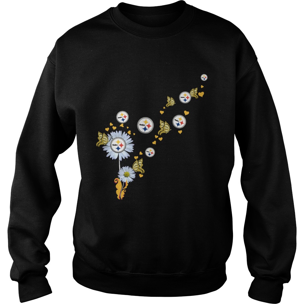 Steelers Pittsburgh logo Butterfly fly Sweatshirt