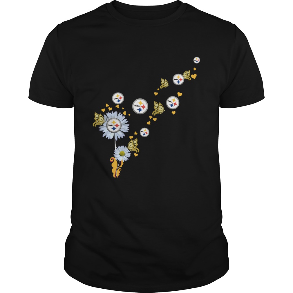 Steelers Pittsburgh logo Butterfly fly shirt