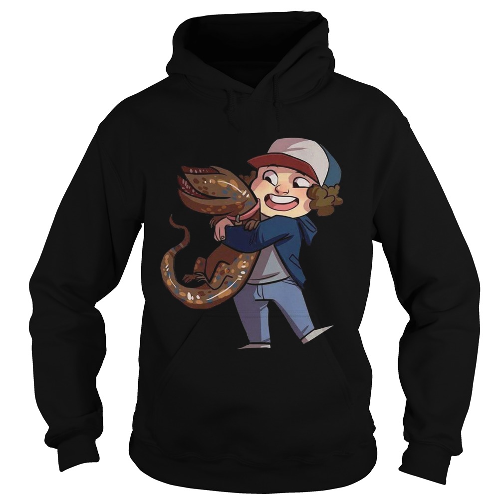 Stranger Things Dustin Henderson hug Demogorgon Hoodie