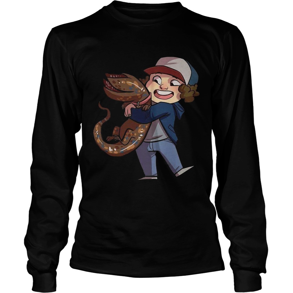 Stranger Things Dustin Henderson hug Demogorgon LongSleeve
