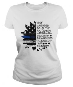 Sunflower Flag You Can Not Withstand The Storm The Storm TShirt Classic Ladies