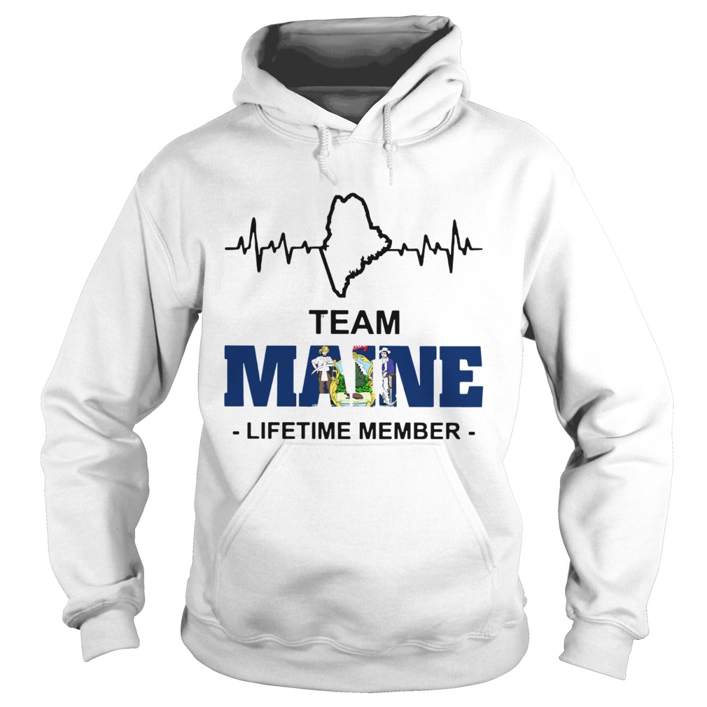 Team Maine Lifetime member Hoodie