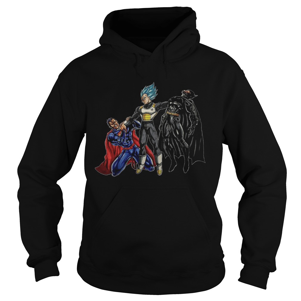 Vegeta vs Superman And Batman Hoodie