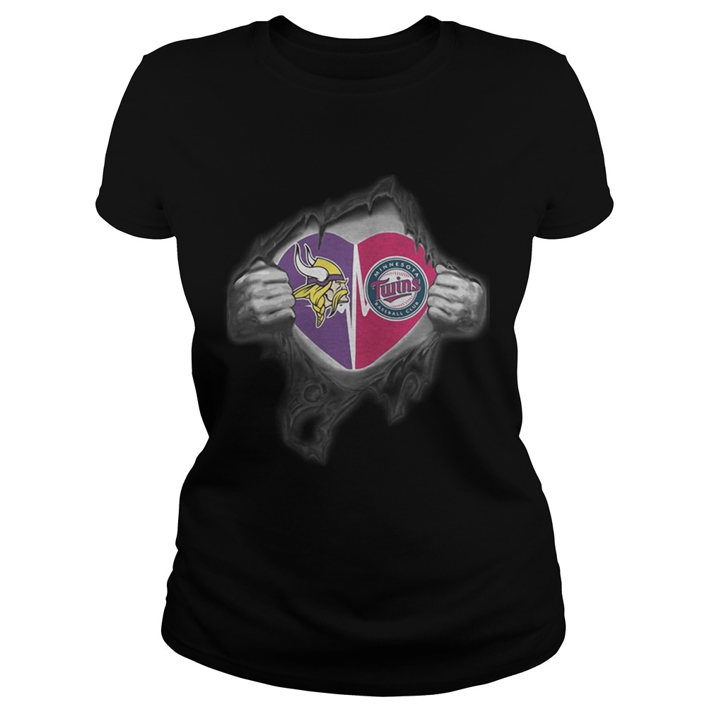 Vikings Twins Its in my heart inside me Classic Ladies