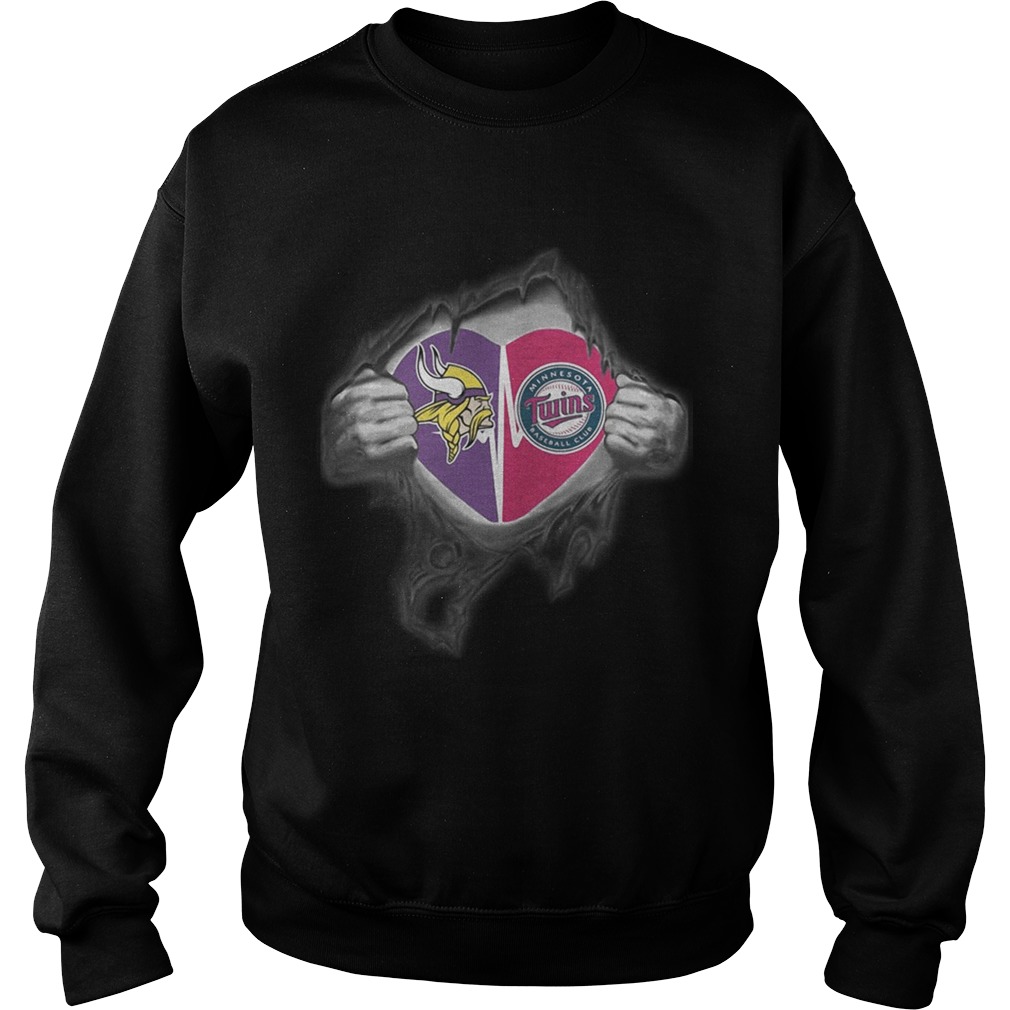 Vikings Twins Its in my heart inside me Sweatshirt