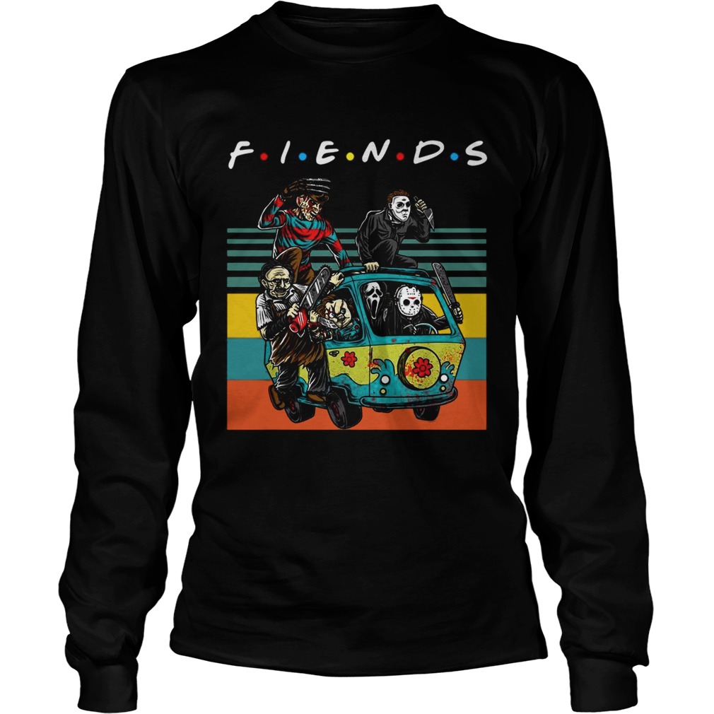 Vintage Friends TV Show Horror film characters LongSleeve