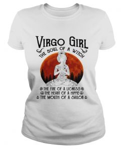 Virgo Girl Yoga the soul of the witch Lioness Hippie Sailor sunset  Classic Ladies