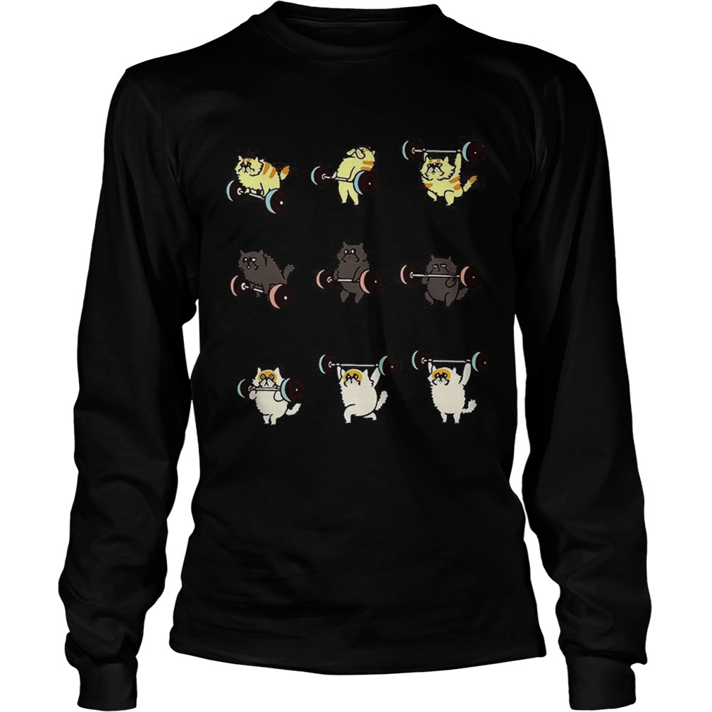 Weight lifting cats LongSleeve