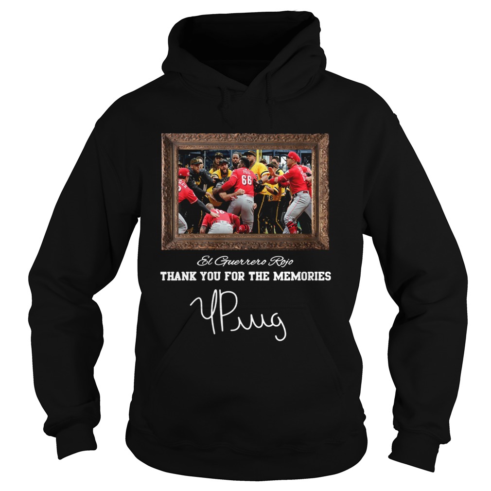 Yasiel Puig El Guerrero Rojo thank you for the memories Hoodie