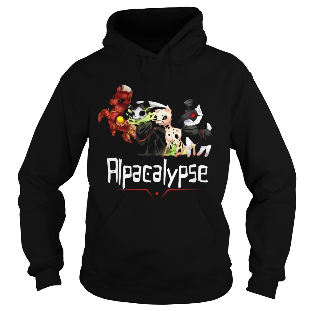 Alpacalypse Death War Plague T Hoodie