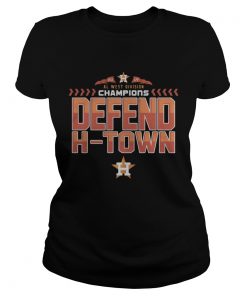 Astros Al West Champions Shirt Classic Ladies