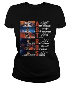 Astros Alex Bregman Justin verlander Gerrit Cole George Springer  Classic Ladies