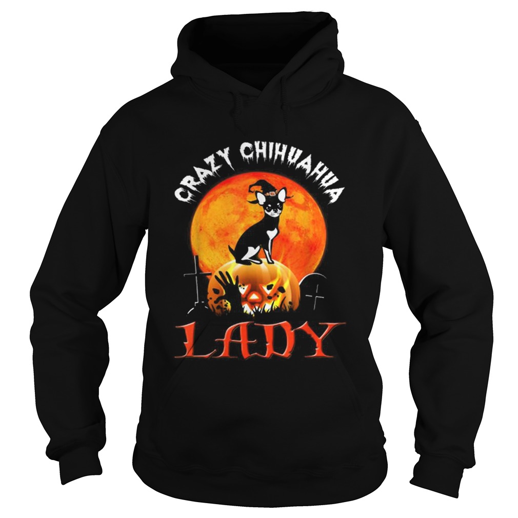 Awesome Crazy Chihuahua Lady Halloween Gift Hoodie