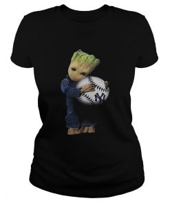 Baby Groot hugs New York Yankees  Classic Ladies