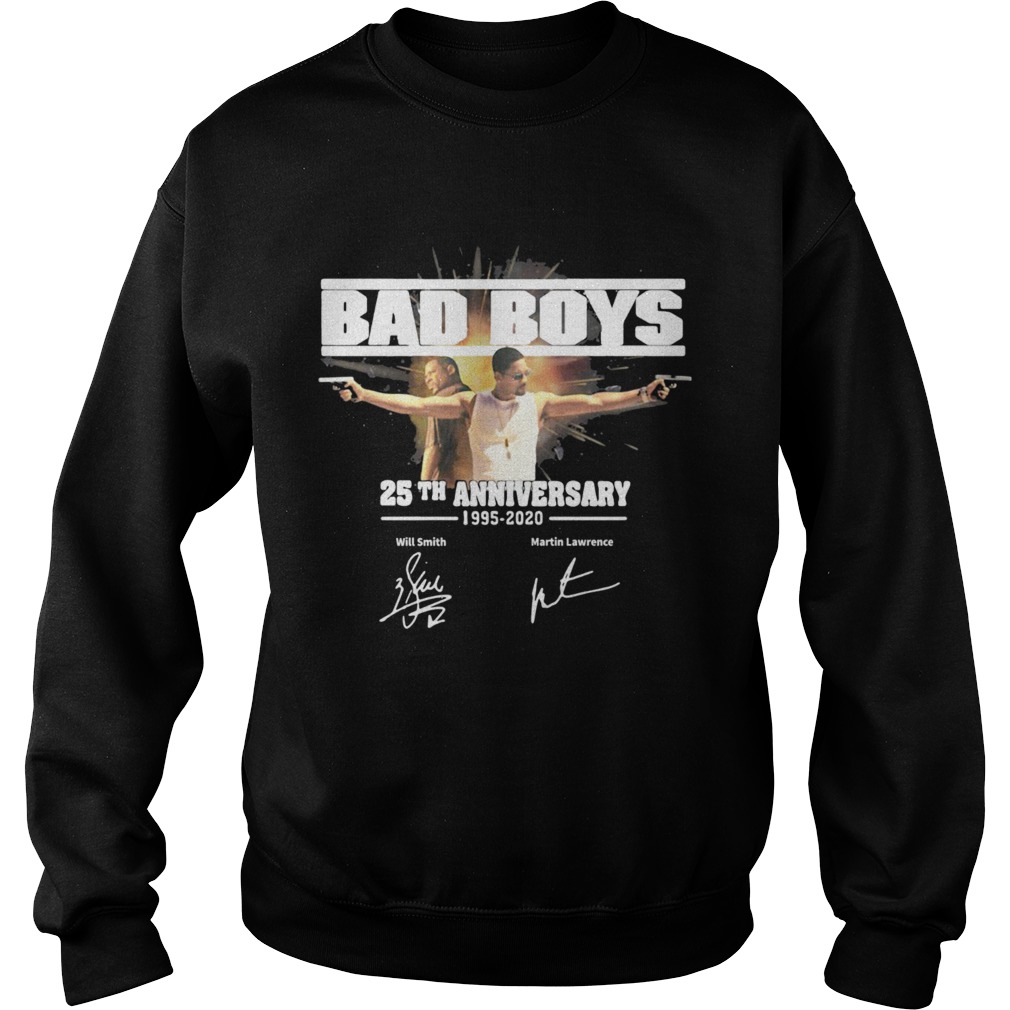 Bad boys 25th anniversary 19952020 signature Sweatshirt