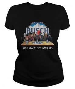 Busch Light Halloween Horror You Cant Sit With Us Shirt Classic Ladies