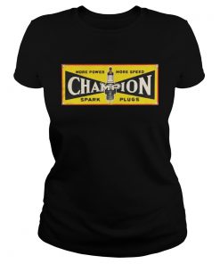 Champion Spark Plugs Shirt Classic Ladies