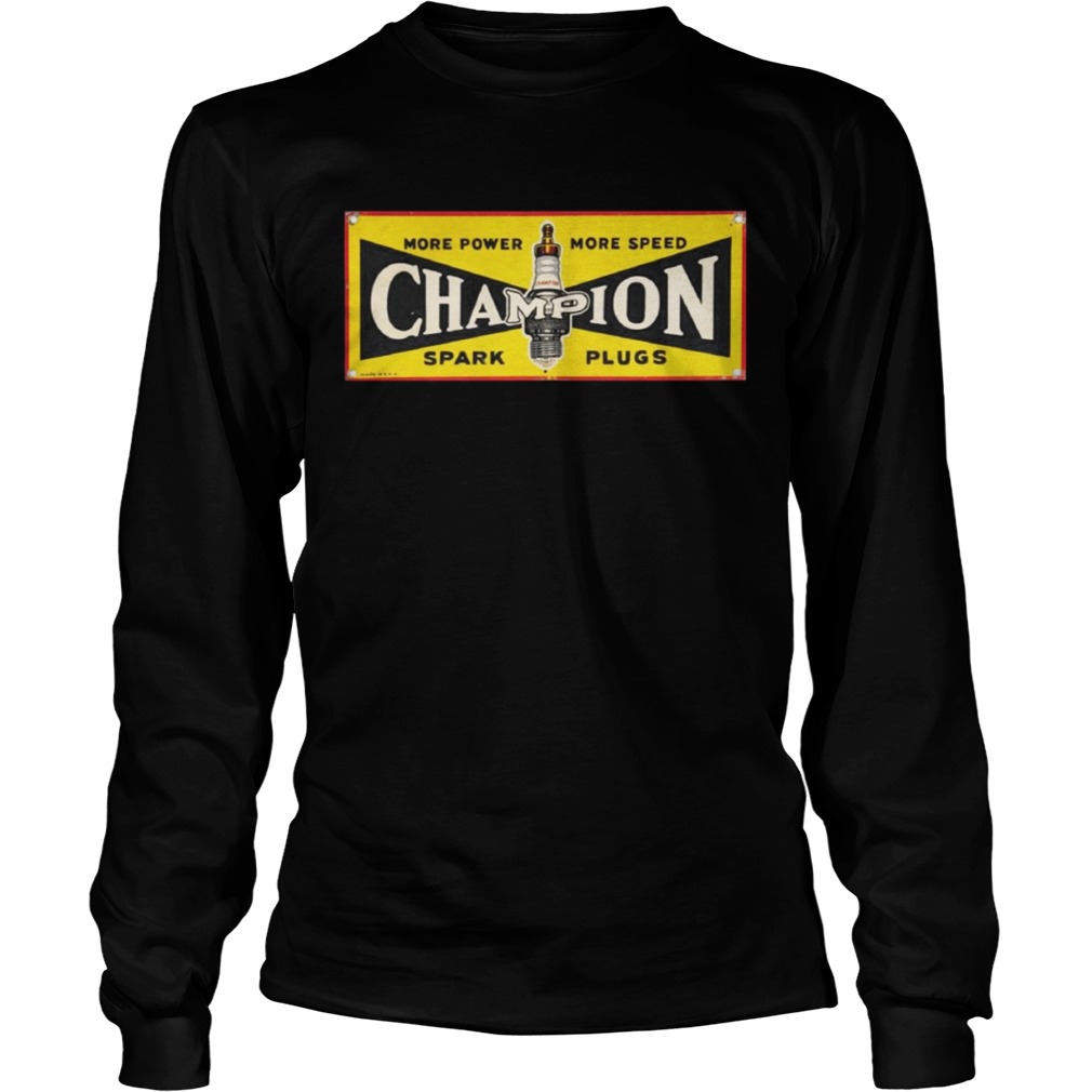 Champion Spark Plugs Shirt LongSleeve